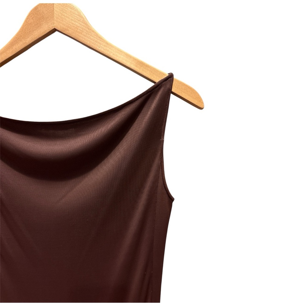 Vintage Cerruti Arte 1881 Chocolate Slip Dress - Picture 2 of 5